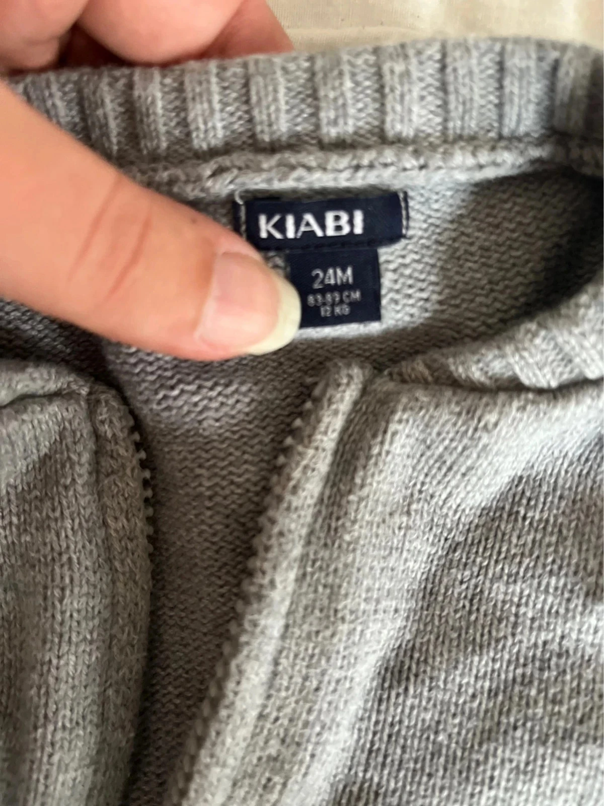 Gray Kiabi boy vest Size 24 months – photo 2